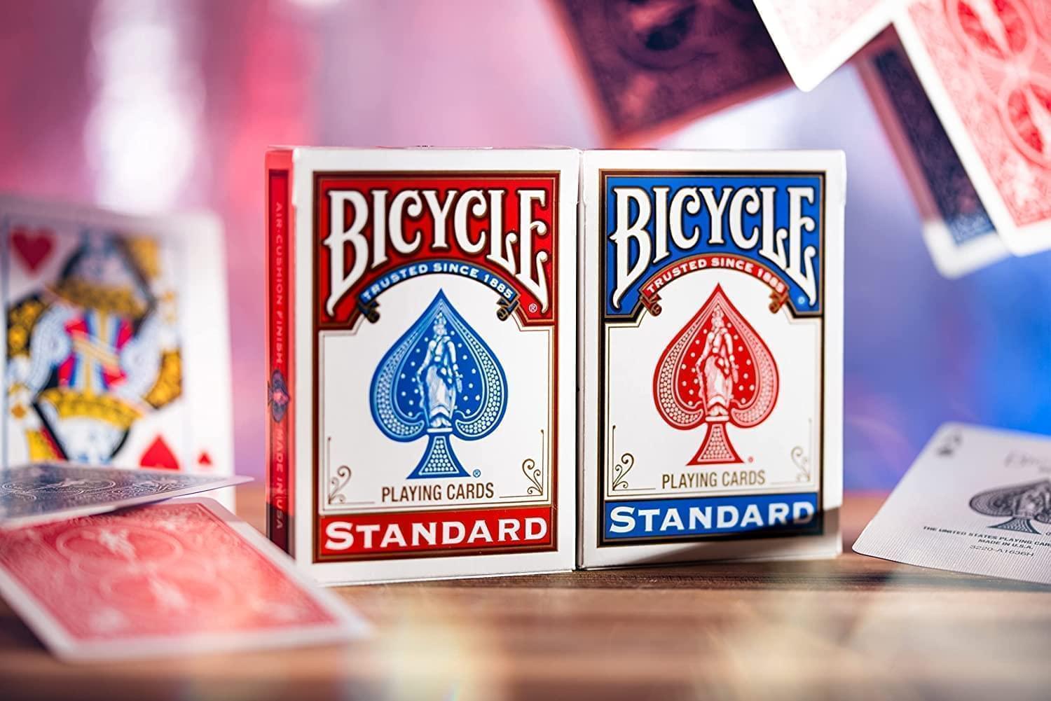 Bicycle playing cards.