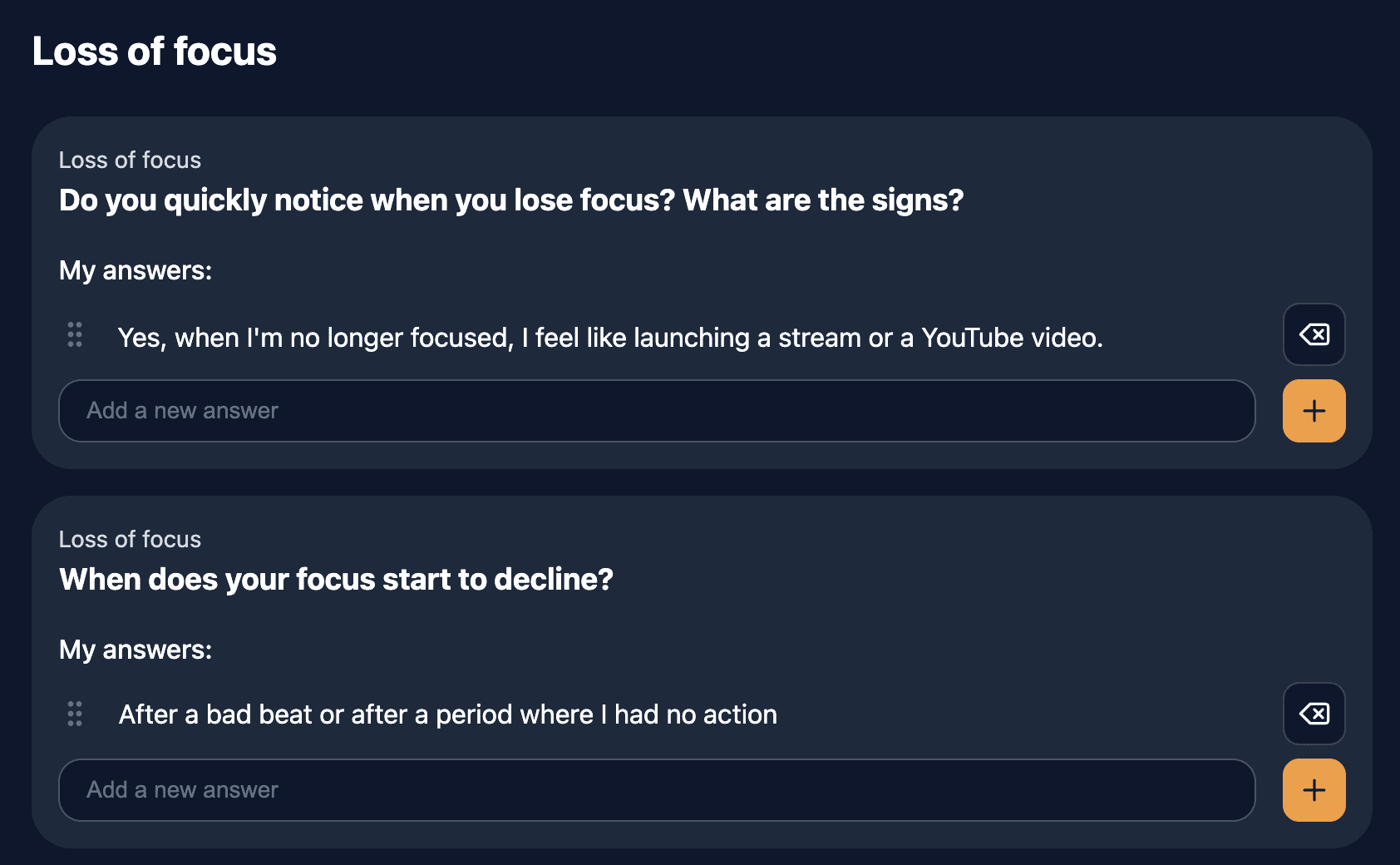 Treino de concentração no Poker Toolkit